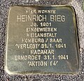 Stolperstein Heinrich Bieg 2022 Blieskastel.jpg