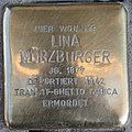 Stolperstein Lina Würzburger Wettgasse 10.jpg