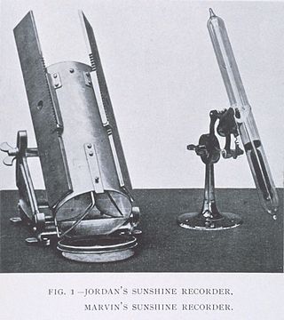 <span class="mw-page-title-main">Jordan sunshine recorder</span> 19th century sunshine recorder