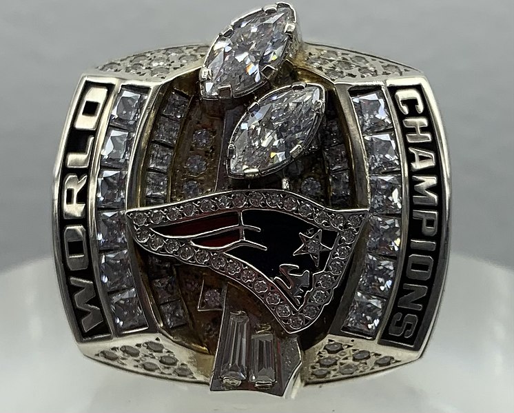 File:Super Bowl XXXVIII Ring - NFL Draft Experience 2021.jpg