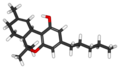 Estructura estereoquímica del THC