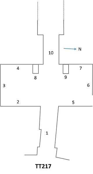 <span class="mw-page-title-main">TT217</span> Ancient Egyptian tomb