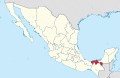 Tabasco in Mexico (location map scheme).svg