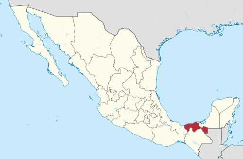 State of Tabasco within Mexico