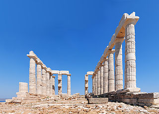 Temple of Poseidon, Sounion temple in Greece