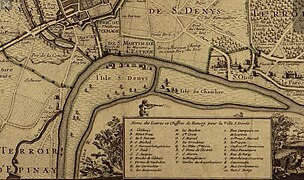 Le terroir de Saint-Denis et de l'Île-Saint-Denis en 1707