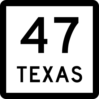 <span class="mw-page-title-main">Texas State Highway 47</span> State highway in Texas