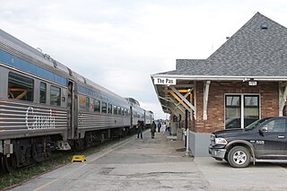 <span class="mw-page-title-main">The Pas station</span> Railway station in Manitoba, Canada