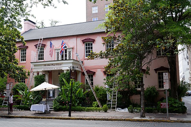 Williams also restored the Olde Pink House ...