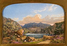 1857 painting by Fanny Steers and bought by Henry Wadsworth Longfellow. It remains on display in the Longfellow House in Cambridge, Massachusetts. The Reeks, Killarney, Ireland, by Fanny Steers, 1857 (18ac54c3-0434-4ac9-b7ba-ed29a7111c1a).jpg