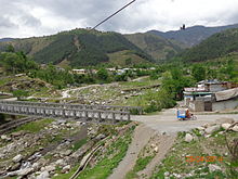 O local de batalha de Balakot sobre a fonte Satbane, Balakot.jpg