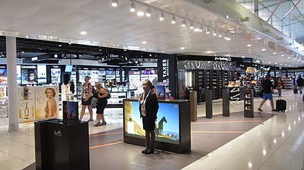 One of the biggest duty free shops in Canada, The Loop, seen here near gate 51
