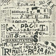 Theo van Doesburg's poster for a Dada soirée (ca.1923)