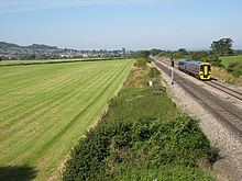 Travelling by train from Gloucester to Cheltenham Spa and not calling at the currently closed Churchdown railway station. Travelling from Gloucester to Cheltenham - geograph.org.uk - 898248.jpg