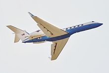 U.S. Air Force C-37B. U.S. Air Force, 09-0525, Gulfstream Aerospace C-37B (27878765353).jpg