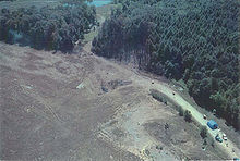 Flight 93 crash site UA93 crash site.jpg