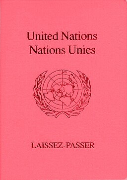 UN-laissez-passer red