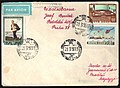 1956-03-21 Cover Moscow-Prague. 1.40R correct franking.