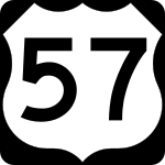 US 57-es autópálya útjelzési