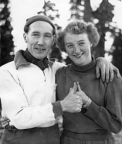 Valter Nyström och Nell Sjöström, 1952