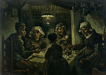 De Aardappeleters (The Potato Eaters) by Vincent van Gogh