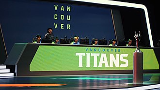 The Titans playing in the Grand Finals. Vancouver Titans at 2019 OWL Grand Finals.jpg