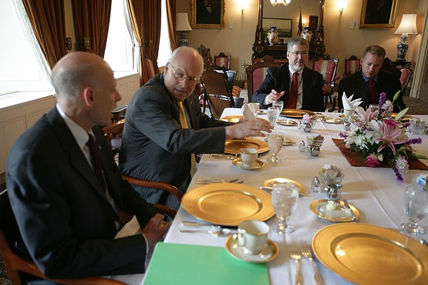 Paulson with Dick Cheney, July 12, 2006