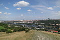 Čeština: Pohled na Prahu z kopce Děvín, Praha. English: View of Prague from Děvín Hill, Prague.