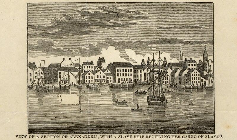 File:View of a section of Alexandria, with a slave ship receiving her cargo of slaves.jpg