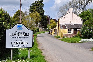<span class="mw-page-title-main">Llanmaes</span> Human settlement in Wales