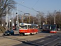 Čeština: Tatra T3SUCS, Vozovna Střešovice směr Petřiny, Praha 6 Čeština: Tatra T3SUCS, Vozovna Střešovice towards Petřiny, Prague 6