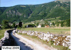 Vusanje, krajolik i seoske kuće