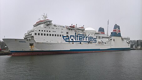 MF Wawel Polferries na Westerplatte w Gdańsku