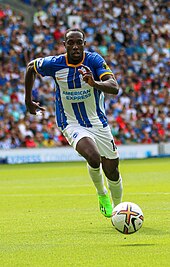 Welbeck playing for Brighton & Hove Albion in 2022 Welbeck 2022 (cropped).jpg