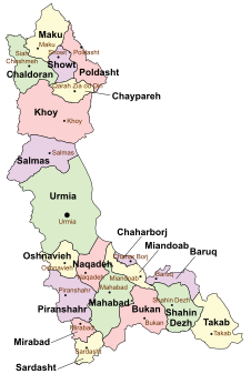 Azerbaigian Occidentale – Localizzazione