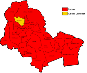 Map of the results of the 1994 Wigan council election. Wigan92.png