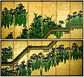 八橋図屏風 　尾形光琳 　1711–14年頃