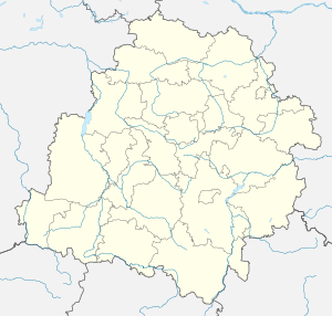 Зелень. Карта розташування: Лодзинське воєводство