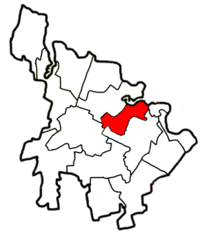 Пушкарёвский сельский совет на карте