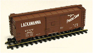 1-29 G-Scale Boxcar by Aristo-Craft on G-Gauge Track.jpg