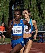 Gena Löfstrand Rang acht in 2:03,67 min