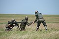 Soldiers from the 151st Infantry Battalion conduct training.