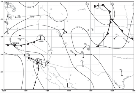 1858 San Diego hurricane