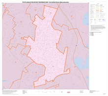 Map of Massachusetts House of Representatives' 5th Suffolk district, based on the 2010 United States census. 2013 map 5th Suffolk district Massachusetts House of Representatives DC10SLDL25188 001.png