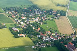 Meckingsen légi felvétele