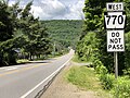 File:2022-06-14 12 34 14 View west along Pennsylvania State Route 770 (Minard Run Road) at High Street in Bradford Township, McKean County, Pennsylvania.jpg