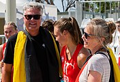 Deutsch: Beachhandball Weltmeisterschaften 2022; Tag 4: 24. Juli 2022 – Frauen, Halbfinale, Niederlande-Deutschland 0:2 (14:23, 14:26) English: 2022 Beach handball World Championships; Day 4: 24 July – Women Main Round – Netherlands-Germany 0:2 (14:23, 14:26)