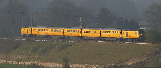 The NMT passing Higham, Derbyshire, 2010