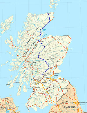 Course of the A 9