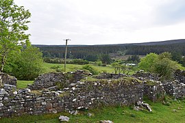 An example of a ruin of a house in Barrooskey
